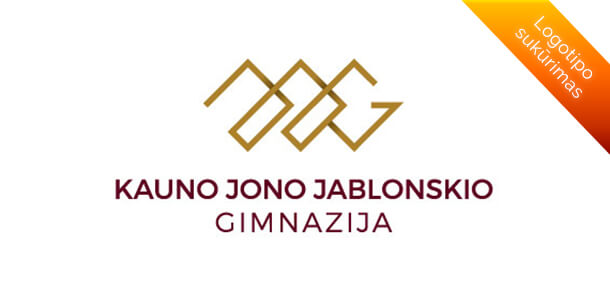 Kauno Jono Jablonskio gimnazija logotipo sukūrimas